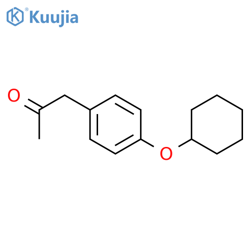 1-(4-(Cyclohexyloxy)phenyl)propan-2-one structure