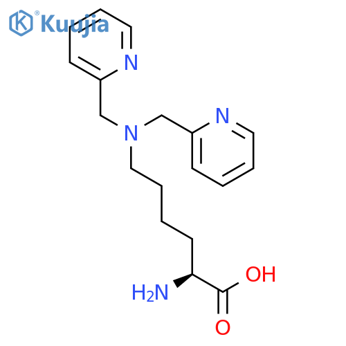L-LYSINE, N6,N6-BIS(2-PYRIDINYLMETHYL)- structure