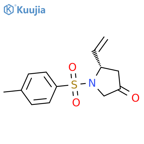 3-PYRROLIDINONE, 5-ETHENYL-1-[(4-METHYLPHENYL)SULFONYL]-, (5S)- structure