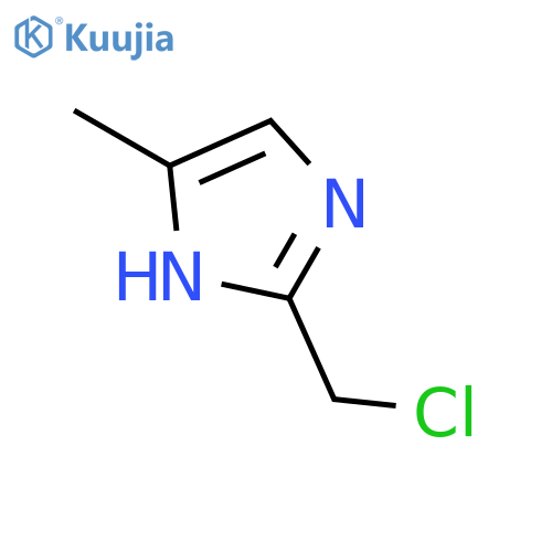 2-(chloromethyl)-4-methyl-1H-imidazole structure