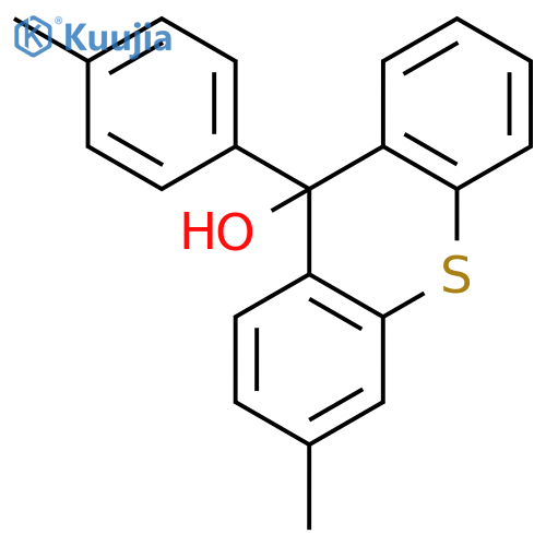 9H-THIOXANTHEN-9-OL, 3-METHYL-9-(4-METHYLPHENYL)- structure