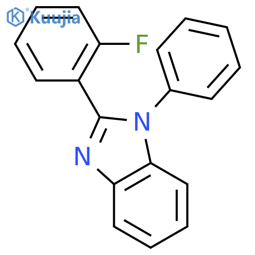 2-(2-Fluorophenyl)-1-phenyl-1H-benzodimidazole structure