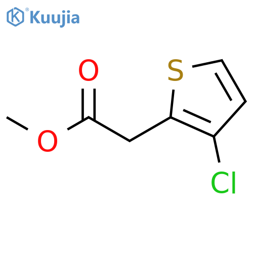 methyl 2-(3-chlorothiophen-2-yl)acetate structure
