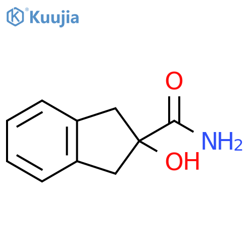 2-hydroxy-2,3-dihydro-1H-indene-2-carboxamide structure
