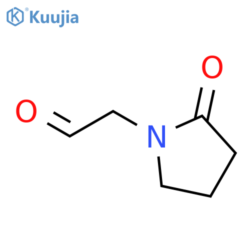 2-oxo-1-Pyrrolidineacetaldehyde structure
