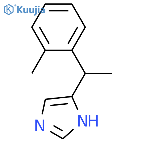 1H-IMIDAZOLE, 4-[1-(2-METHYLPHENYL)ETHYL]- structure