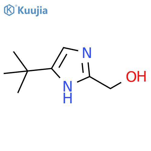 (4-tert-butyl-1H-imidazol-2-yl)methanol structure