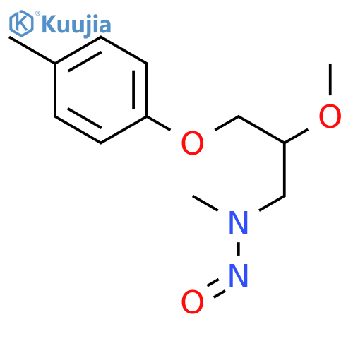1-PROPANAMINE, 2-METHOXY-N-METHYL-3-(4-METHYLPHENOXY)-N-NITROSO- structure