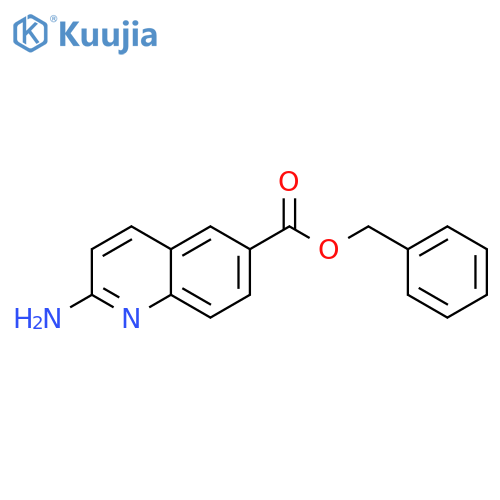2-Aminoquinoline-6-carboxylic acid benzylester structure