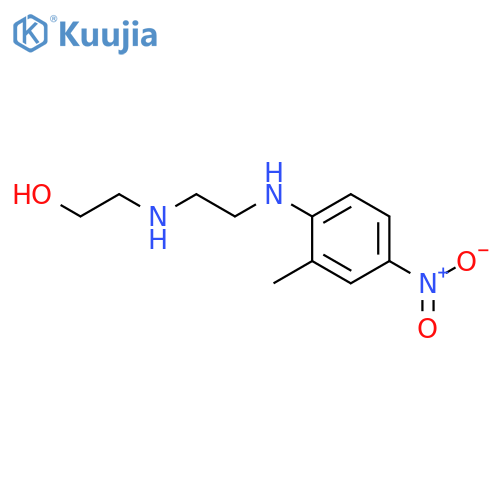 Ethanol, 2-[[2-[(2-methyl-4-nitrophenyl)amino]ethyl]amino]- structure