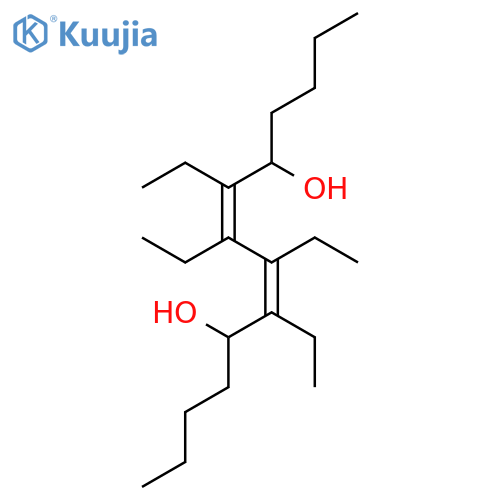 6,8-TETRADECADIENE-5,10-DIOL, 6,7,8,9-TETRAETHYL-, (6Z,8Z)- structure