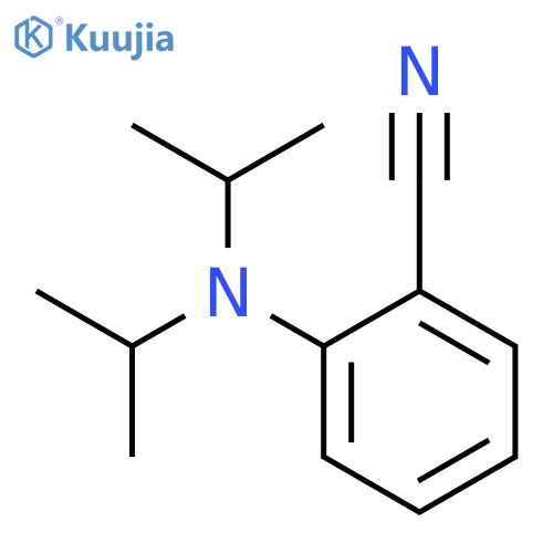 BENZONITRILE, [BIS(1-METHYLETHYL)AMINO]- structure