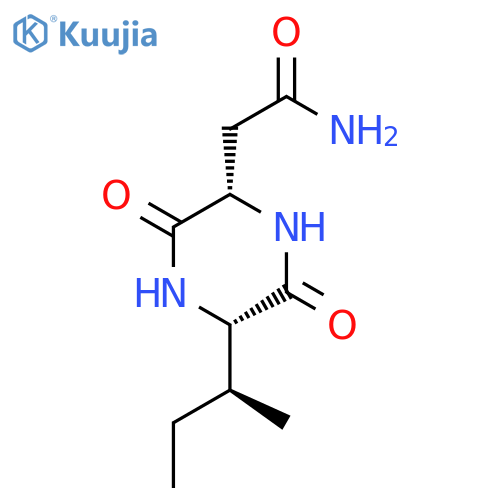 2-PIPERAZINEACETAMIDE, 5-[(1S)-1-METHYLPROPYL]-3,6-DIOXO-, (2S,5S)- structure