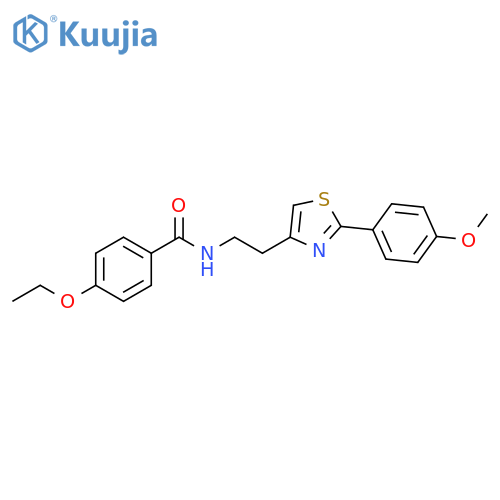 4-ethoxy-N-{2-2-(4-methoxyphenyl)-1,3-thiazol-4-ylethyl}benzamide structure