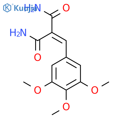 PROPANEDIAMIDE, 2-[(3,4,5-TRIMETHOXYPHENYL)METHYLENE]- structure