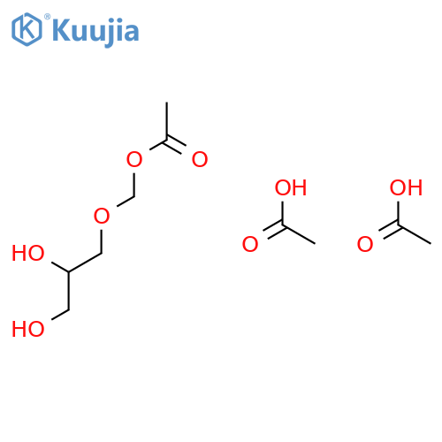 1,2-PROPANEDIOL, 3-[(ACETYLOXY)METHOXY]-, DIACETATE structure