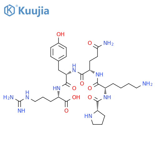 L-Arginine, L-prolyl-L-lysyl-L-glutaminyl-L-tyrosyl- structure