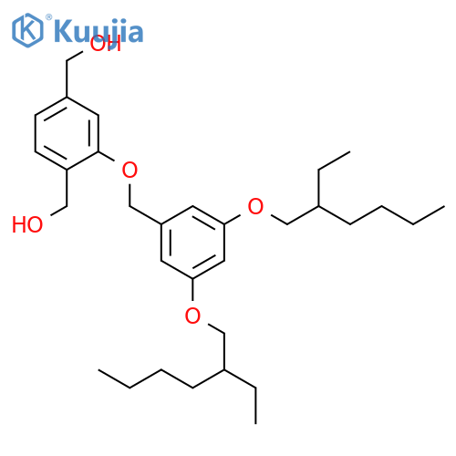1,4-BENZENEDIMETHANOL, 2-[[3,5-BIS[(2-ETHYLHEXYL)OXY]PHENYL]METHOXY]- structure
