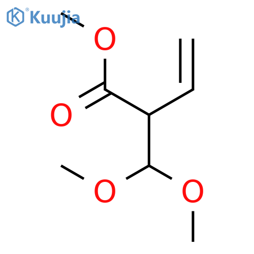 3-Butenoic acid, 2-(dimethoxymethyl)-, methyl ester structure