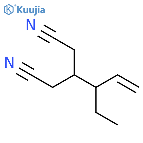 PENTANEDINITRILE, 3-(1-ETHYL-2-PROPENYL)- structure