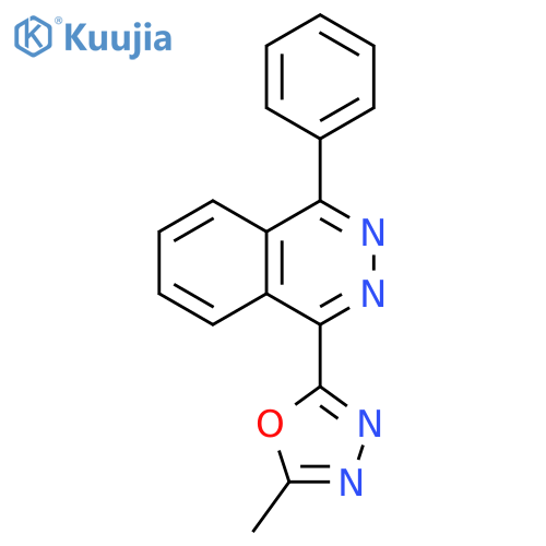Phthalazine, 1-(5-methyl-1,3,4-oxadiazol-2-yl)-4-phenyl- structure