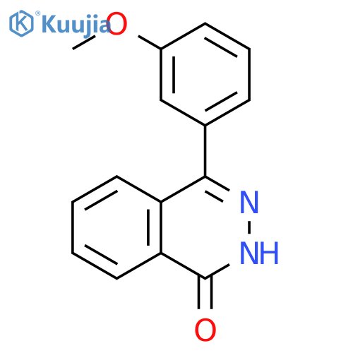 1(2H)-Phthalazinone, 4-(3-methoxyphenyl)- structure