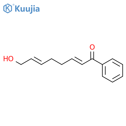 2,6-OCTADIEN-1-ONE, 8-HYDROXY-1-PHENYL-, (2E,6E)- structure