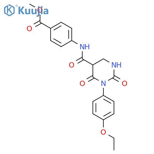 methyl 4-3-(4-ethoxyphenyl)-2,4-dioxo-1,2,3,4-tetrahydropyrimidine-5-amidobenzoate structure