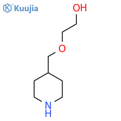 Ethanol, 2-(4-piperidinylmethoxy)- structure