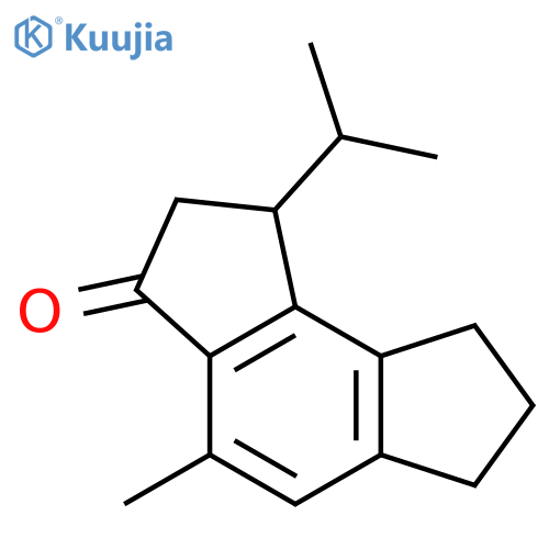 as-Indacen-3(2H)-one, 1,6,7,8-tetrahydro-4-methyl-1-(1-methylethyl)- structure