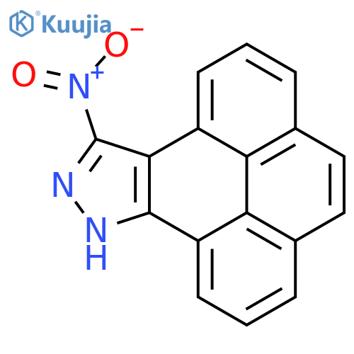 9H-PHENANTHRO[4,5-EFG]INDAZOLE, 11-NITRO- structure