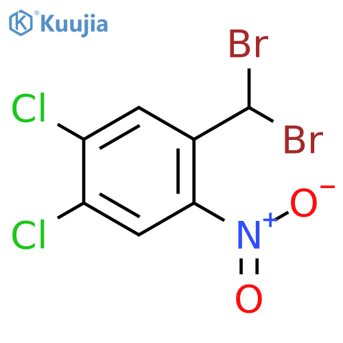 BENZENE, 1,2-DICHLORO-4-(DIBROMOMETHYL)-5-NITRO- structure