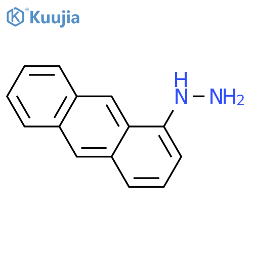 Hydrazine, anthracenyl- structure