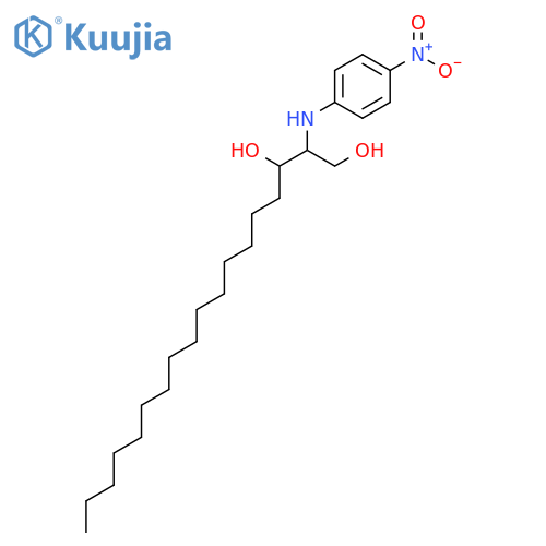 1,3-Octadecanediol, 2-[(4-nitrophenyl)amino]- structure