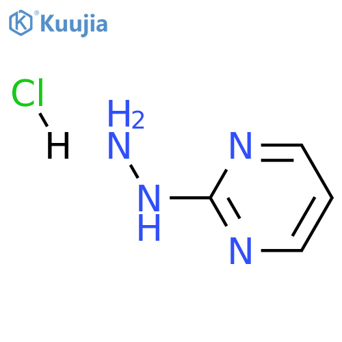 2(1H)-Pyrimidinone, hydrazone, monohydrochloride structure