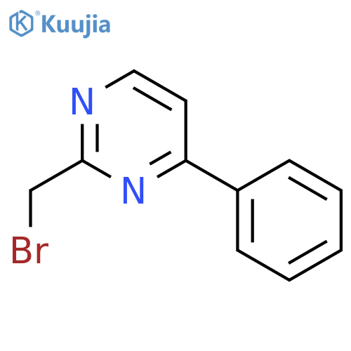 2-(bromomethyl)-4-phenylpyrimidine structure