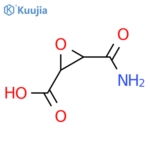 Oxiranecarboxylic acid, 3-(aminocarbonyl)-, (2R,3S)-rel- structure