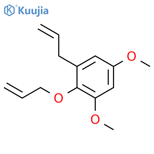 Benzene, 1,5-dimethoxy-3-(2-propenyl)-2-(2-propenyloxy)- structure