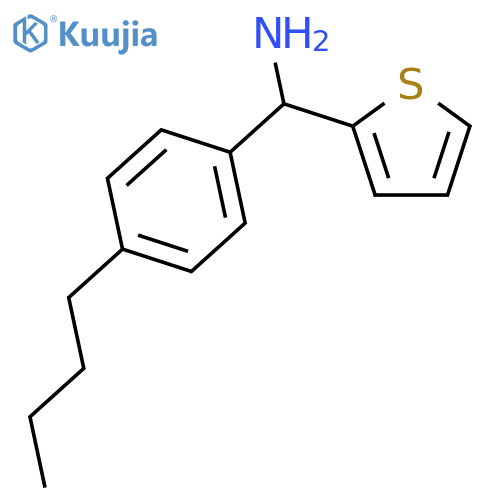 (4-Butylphenyl)(thiophen-2-yl)methanamine structure