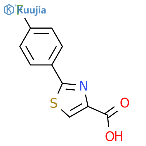 2-(4-Fluorophenyl)-1,3-thiazole-4-carboxylic Acid structure