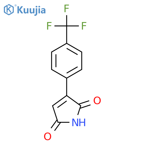 1H-Pyrrole-2,5-dione, 3-[4-(trifluoromethyl)phenyl]- structure