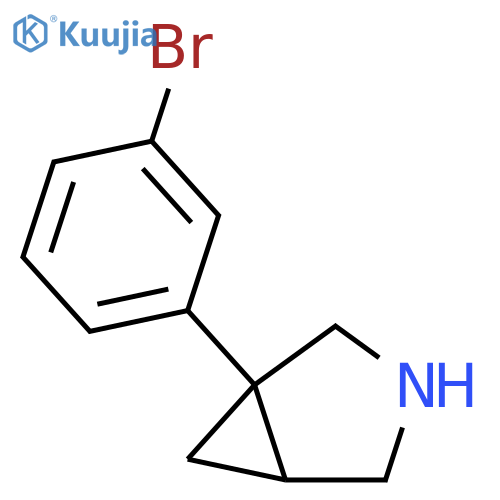 1-(3-bromophenyl)-3-azabicyclo3.1.0hexane structure