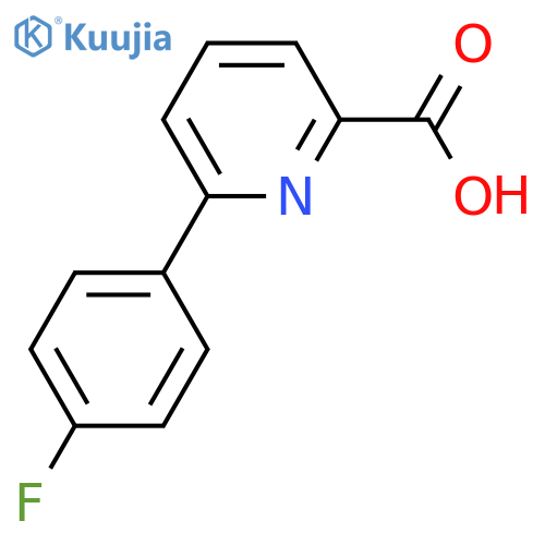 6-(4-Fluorophenyl)picolinic acid structure