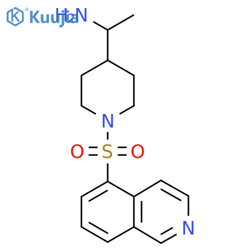 1-[1-(Isoquinoline-5-sulfonyl)piperidin-4-yl]ethan-1-amine structure