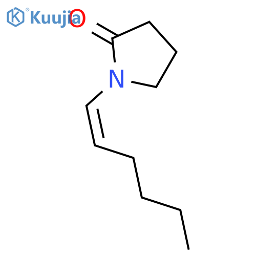 2-PYRROLIDINONE, 1-(1Z)-1-HEXENYL- structure