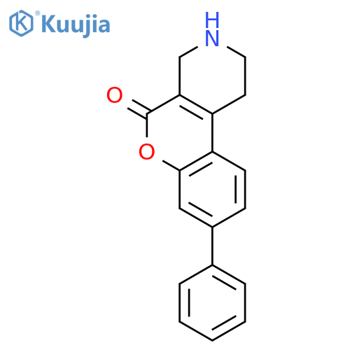 5H-[1]Benzopyrano[3,4-c]pyridin-5-one, 1,2,3,4-tetrahydro-8-phenyl- structure