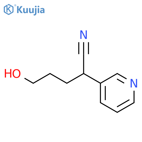 a-(3-hydroxypropyl)-3-Pyridineacetonitrile structure