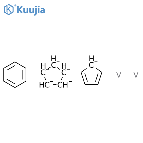 Vanadium,bis(h5-2,4-cyclopentadien-1-yl)[m-[(1,2,3,4,5,6-h:1,2,3,4,5,6-h)-1,3,5-trimethylbenzene]]di-(9CI) structure