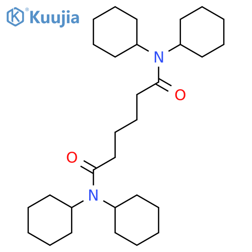 Hexanediamide, N,N,N',N'-tetracyclohexyl- structure