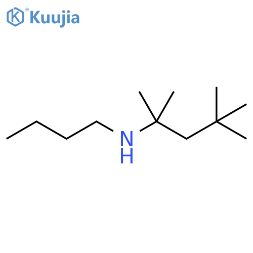butyl(2,4,4-trimethylpentan-2-yl)amine structure